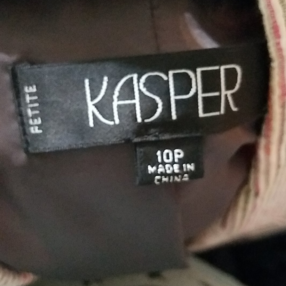 10P fully lined vintage blazer with pockets Kasper - Picture 3 of 4